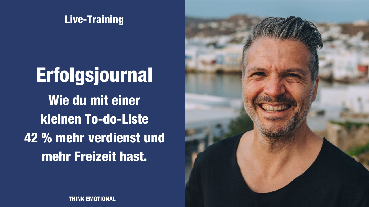 Erfolgsjournal - Live-Training TN